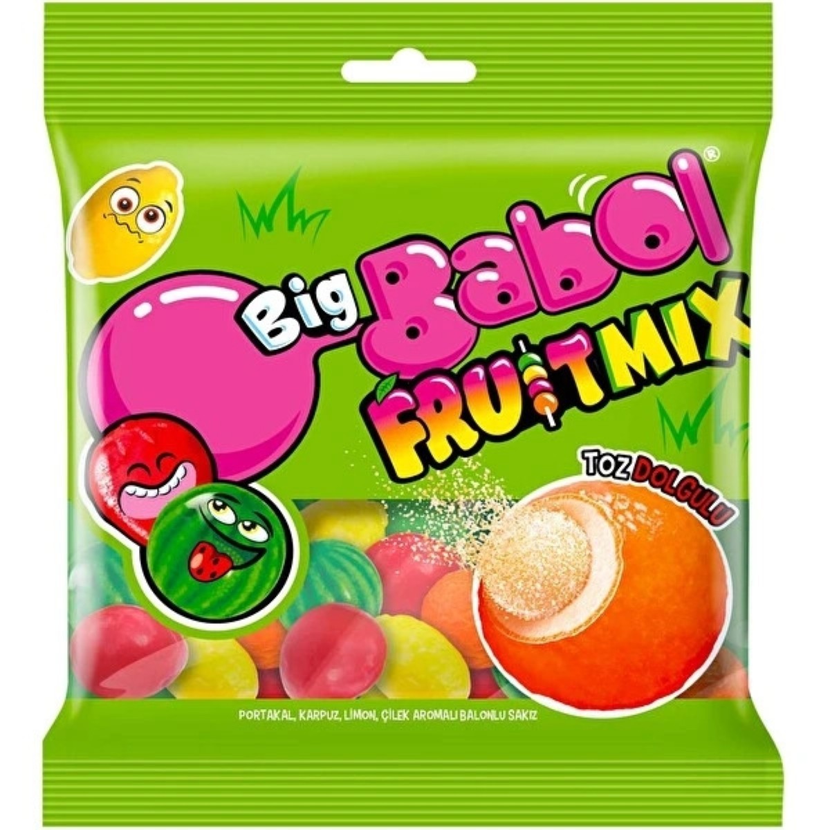 Big Babol Fruit Mix Poşet 80 Gr