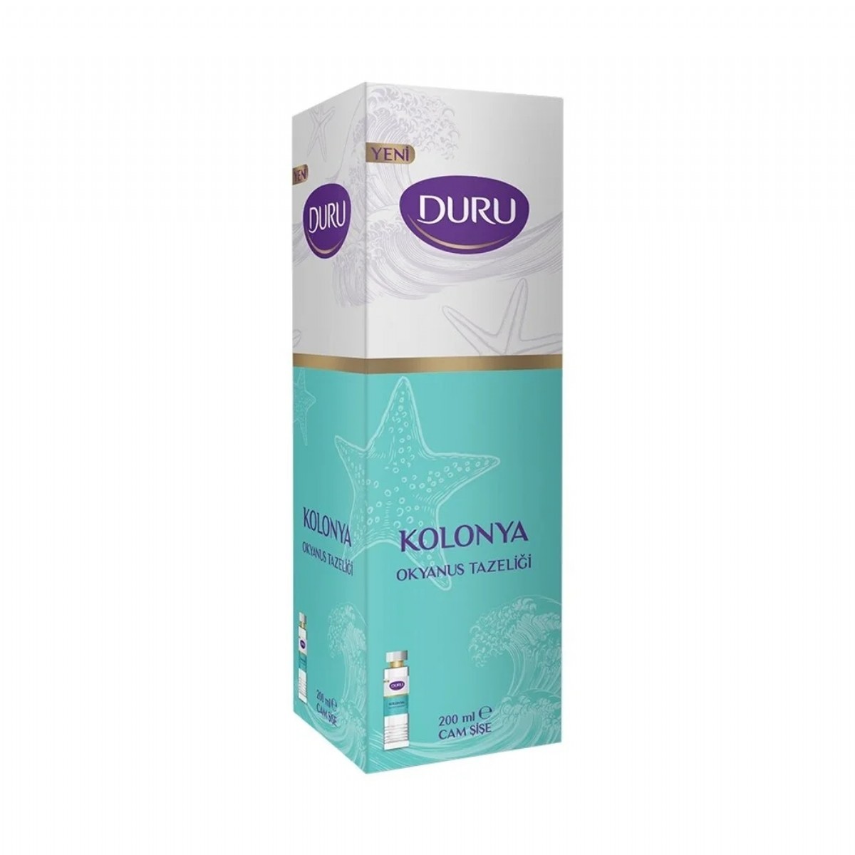 Duru Okyanus Cam Şişe Kolonya 200 Ml