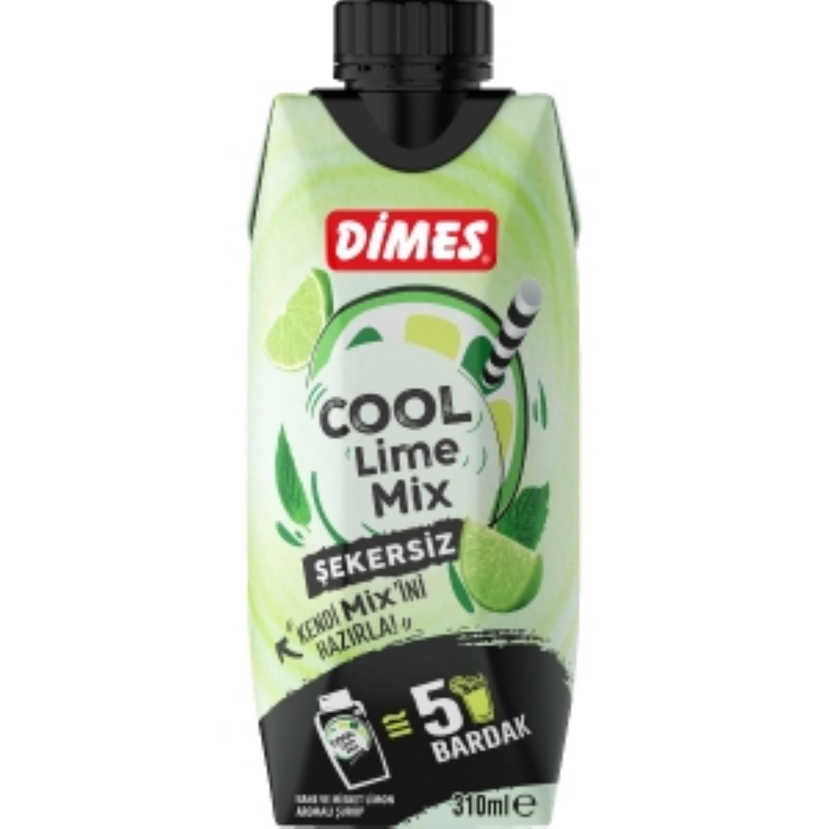 Dimes Cool Lime Şekersiz Mix 310 Ml