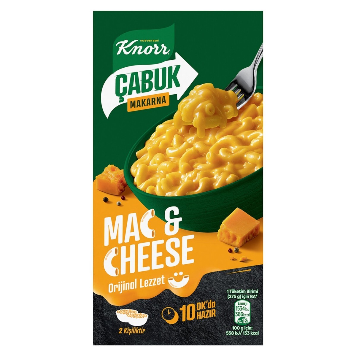 Knorr Çabuk Mac Cheese Peynirli Makarna 212 Gr
