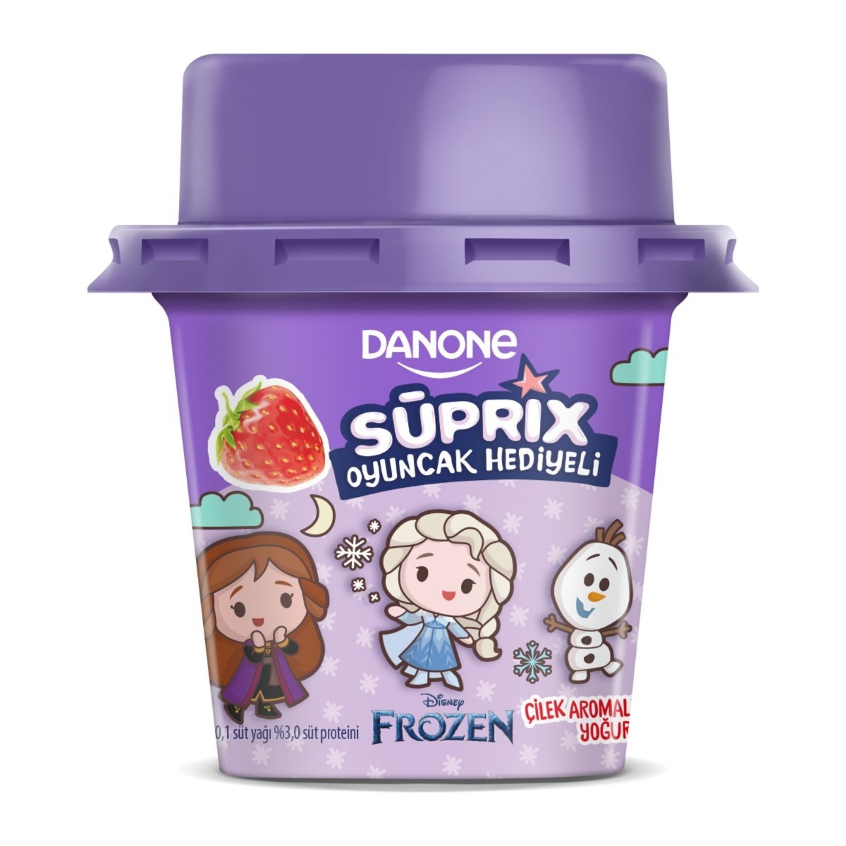 Danone Süprix Çilek Aromalı Yoğurt 90 Gr