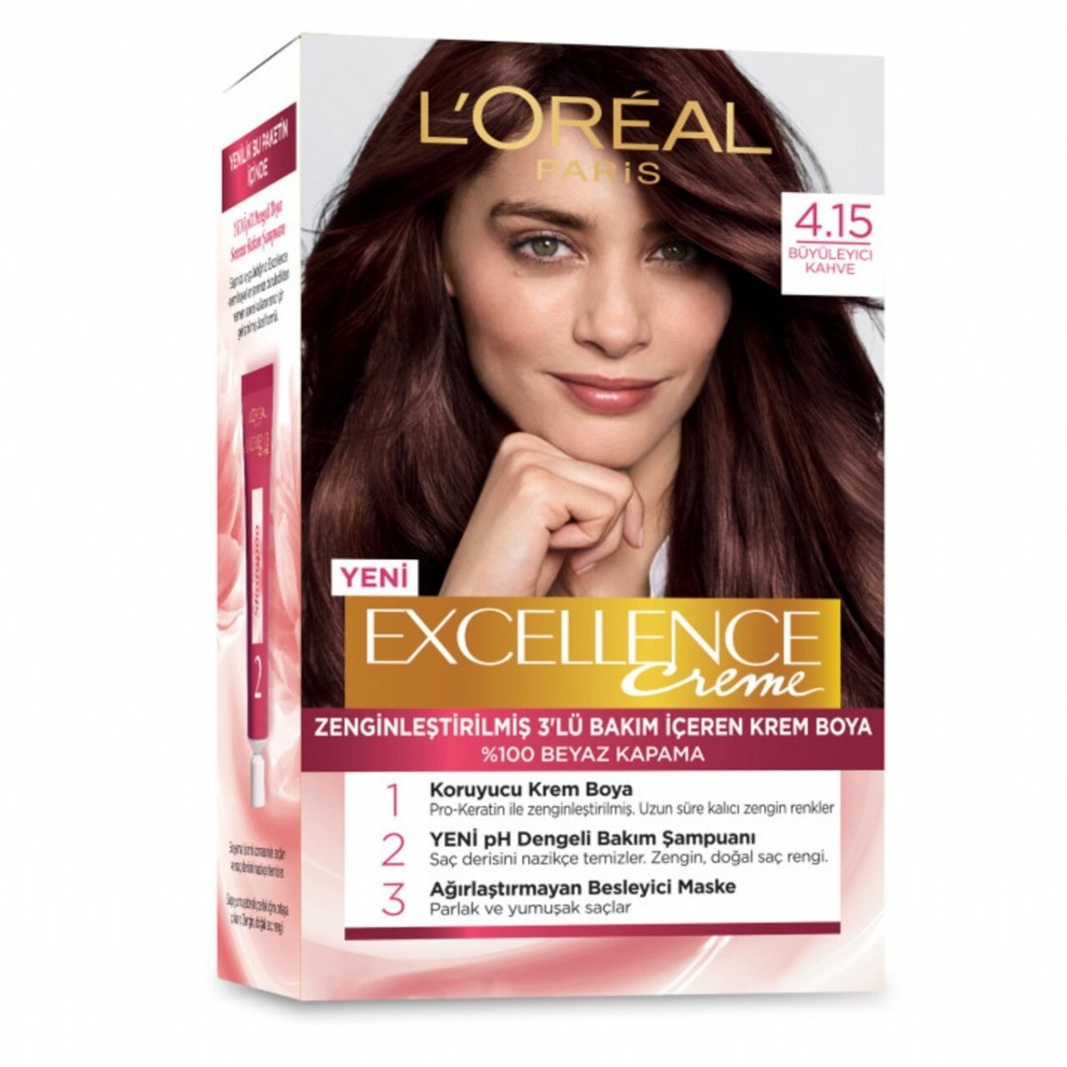Loreal Paris Excellence 4.15 Büyüleyici Kahve Saç Boyası