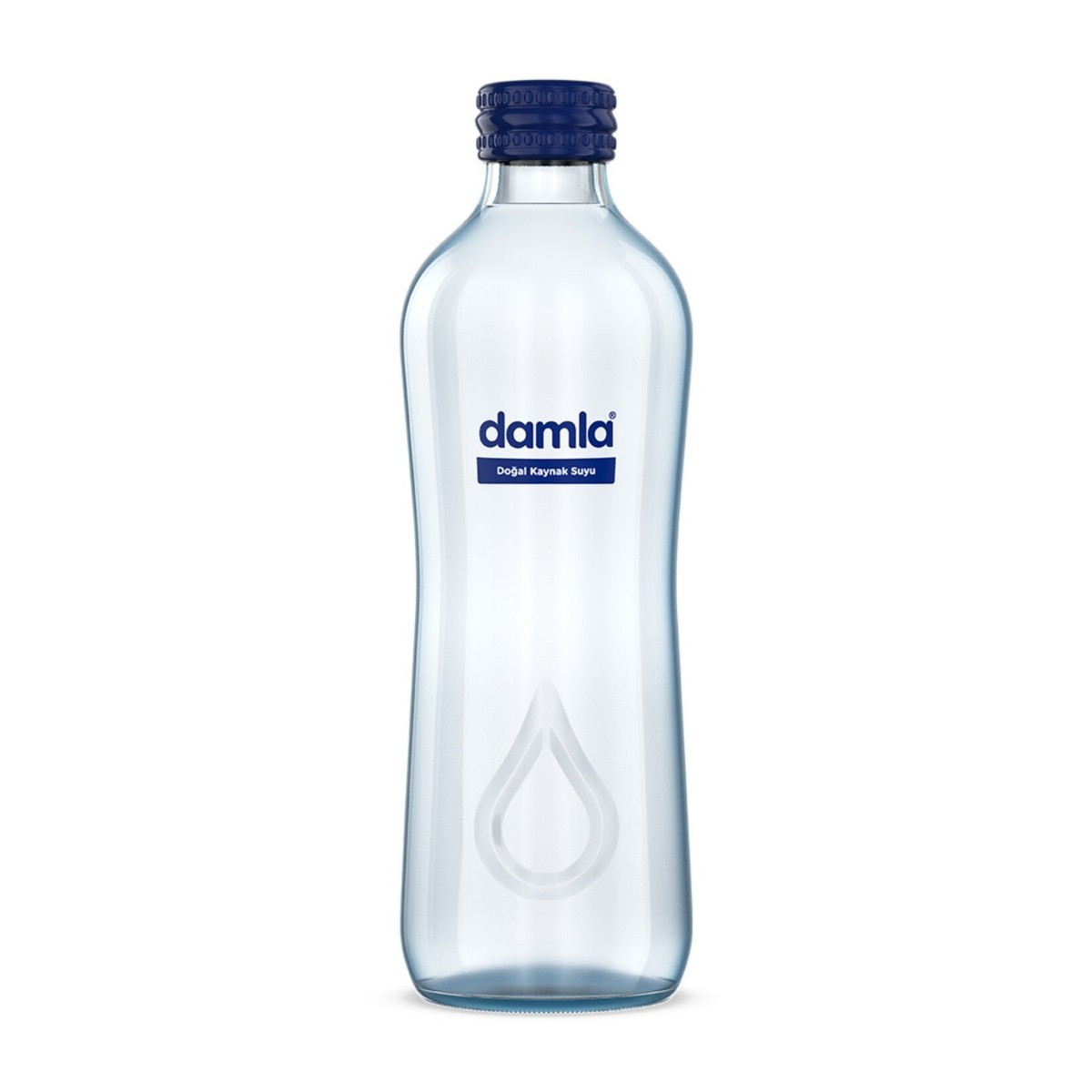 Damla Cam Şişe Su 750 Ml