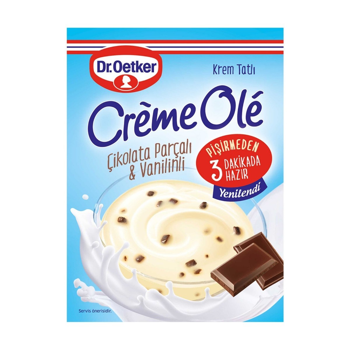Dr.Oetker Çikolata Parçalı Vanilinli Creme Ole 91 Gr