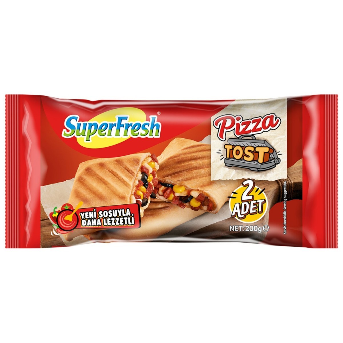 Superfresh Pizza Tost Klasik 200 Gr