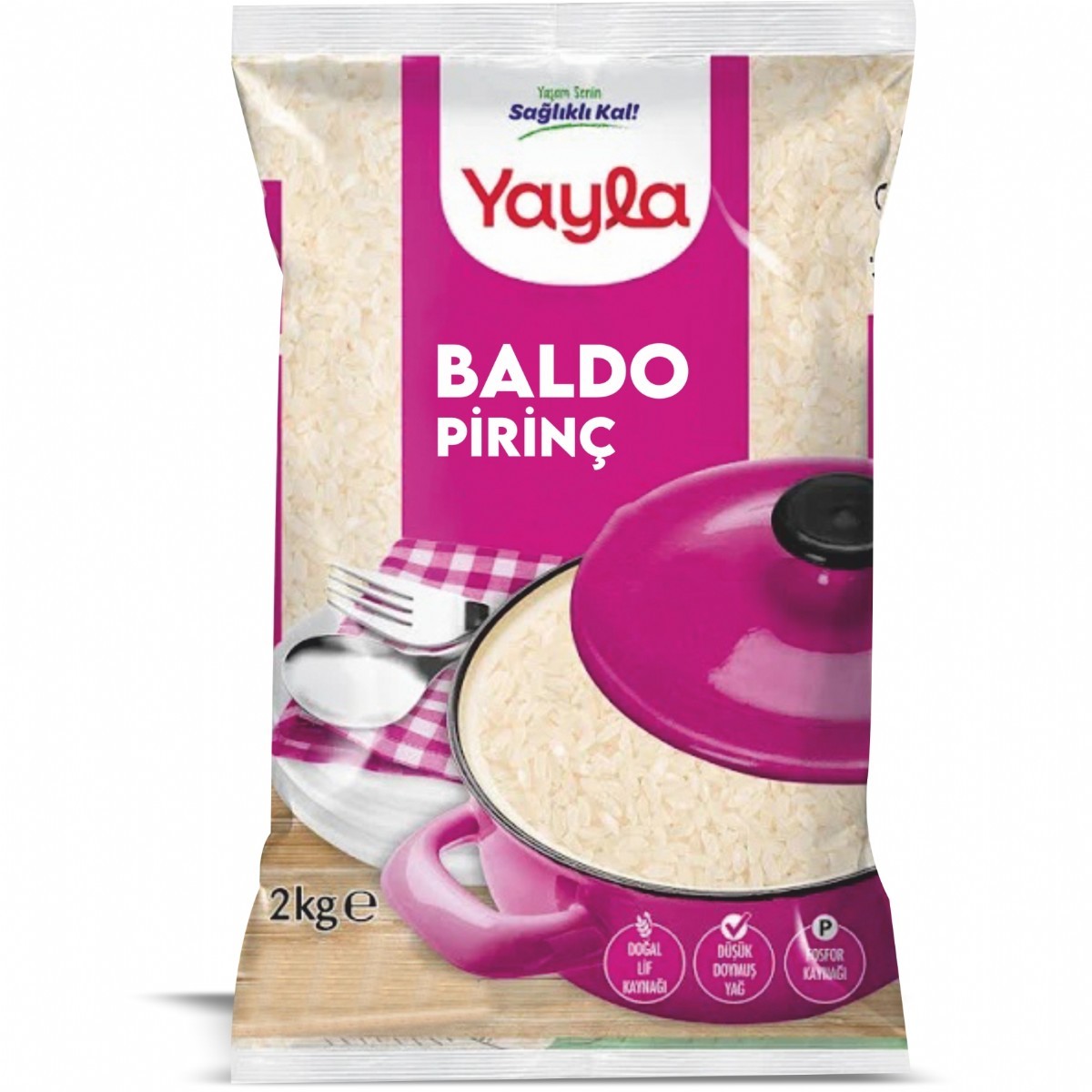 Yayla Bakliyat Baldo Pirinç 2 Kg