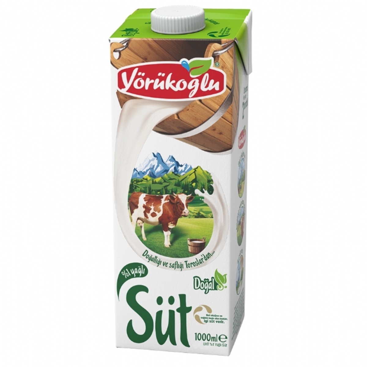 Yörükoğlu Yağlı Süt 1 Lt