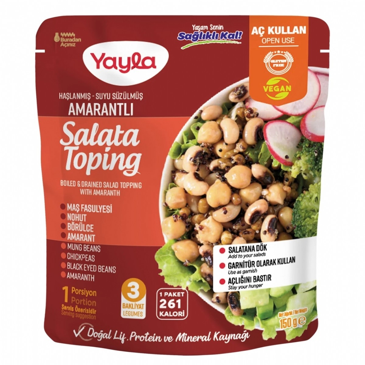 YAYLA KETEN TOHUMLU SALATA TOPİNG 150GR
