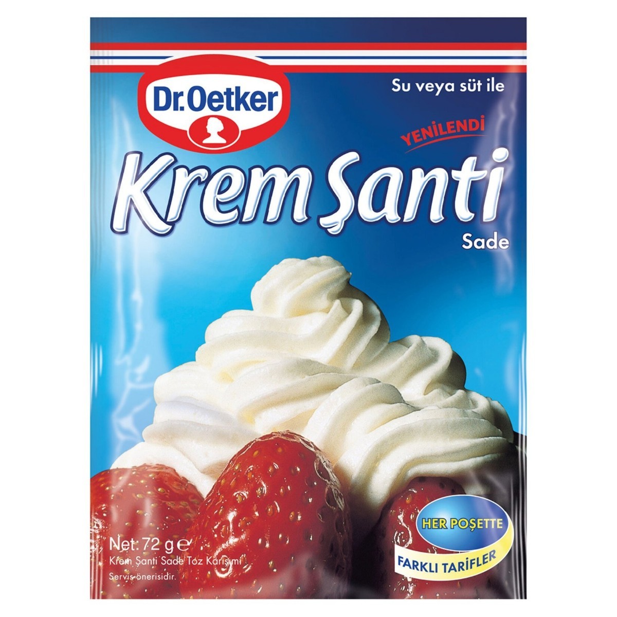 Dr.Oetker Sade Krem Şanti 72 Gr