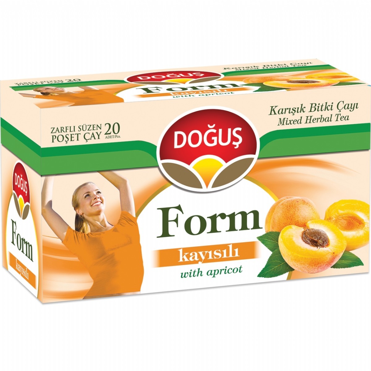 Doğuş Form Kayısılı Bitki Çayı 20'li