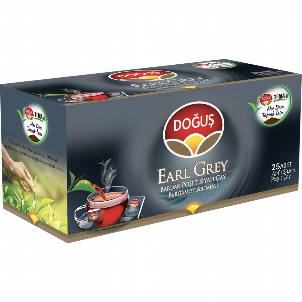 Doğuş Earl Grey Bardak Poşet Çay 25'li