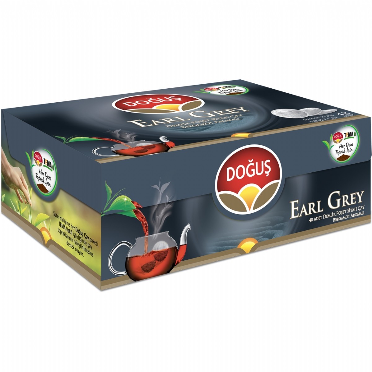 Doğuş Earl Grey Demlik Poşet Çay 48'li