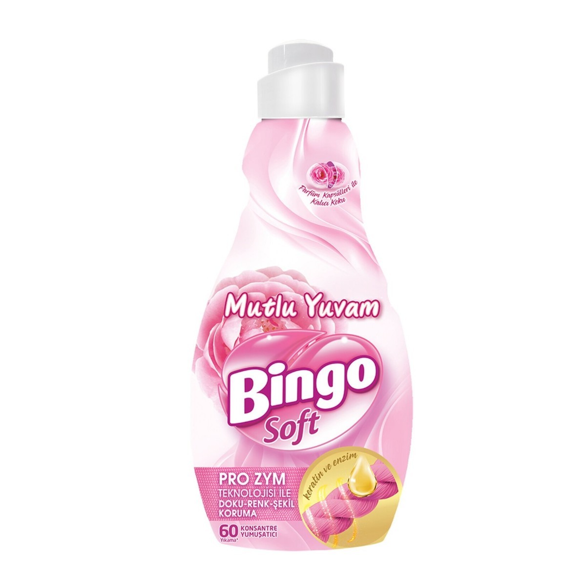 Bingo Soft Mutlu Yuvam Konsantre Çamaşır Yumuşatıcı 1440 Ml