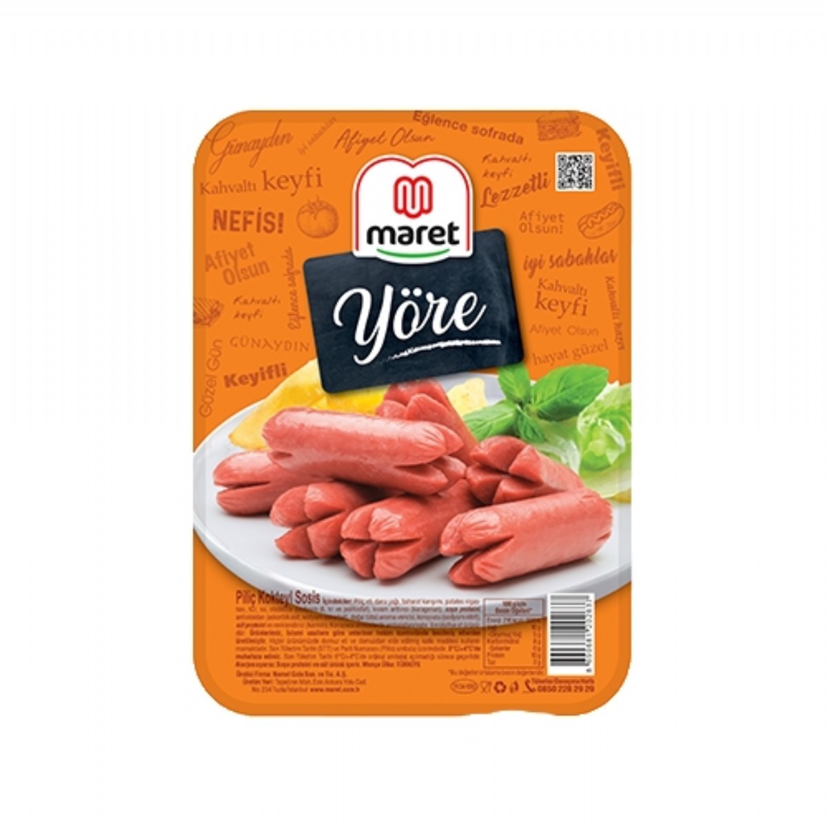 Maret Piliç Sosis Yöre 250 Gr