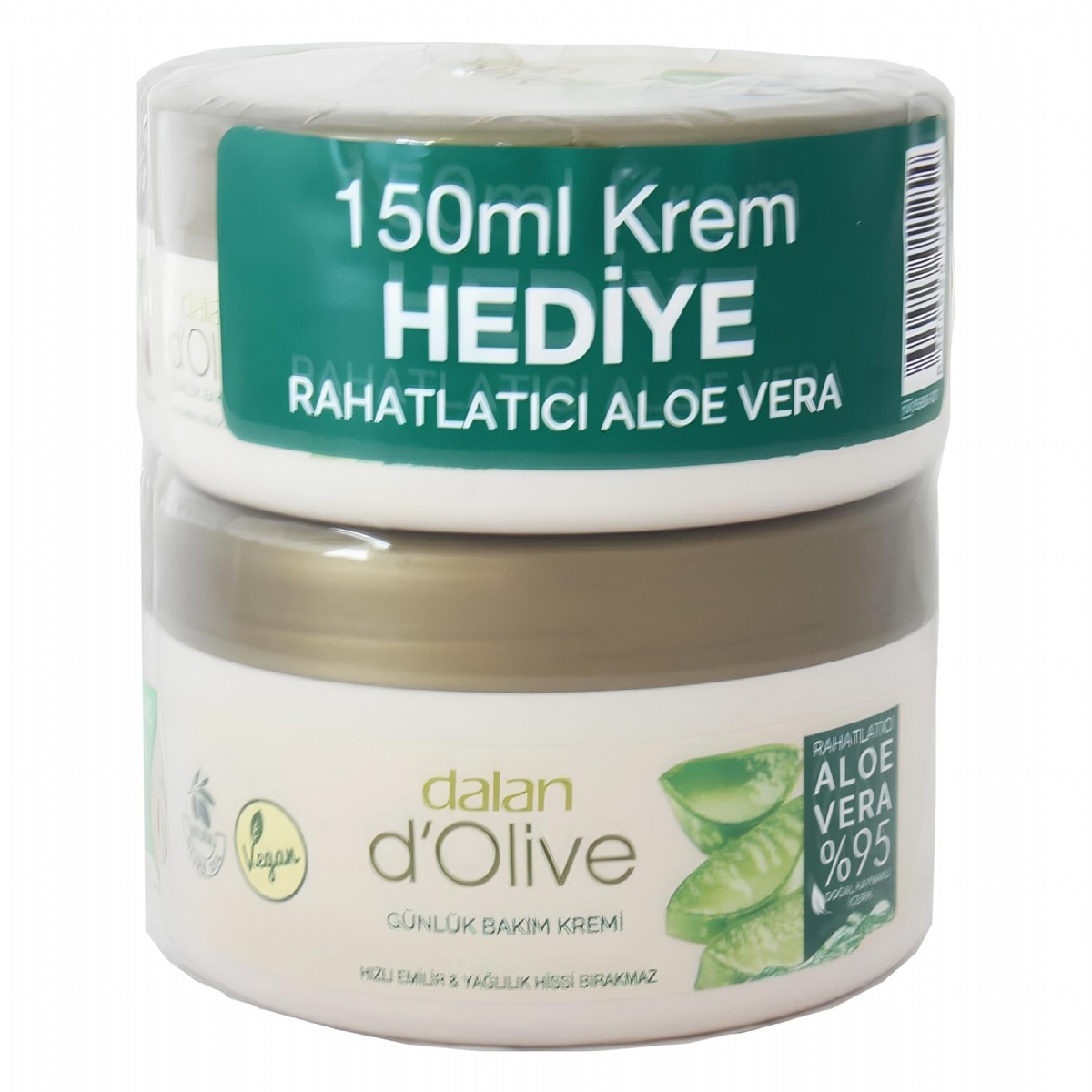 Dalan Dolive Günlük Bakım Rahatlatıcı Aloe Vera Kremi 250 Ml 150 Ml