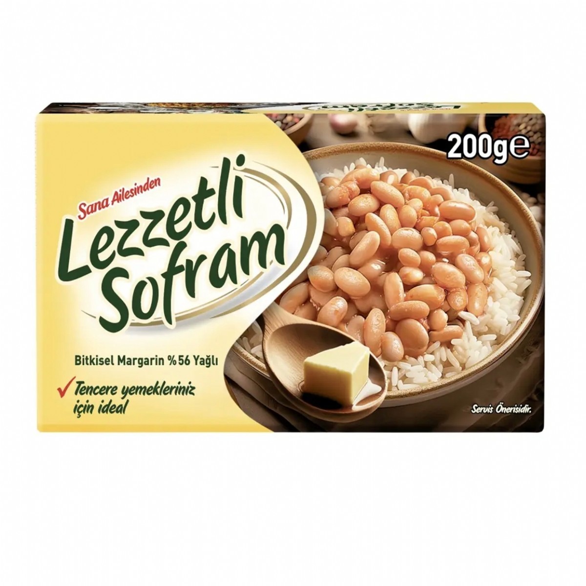 Sana Lezzetli Sofram Paket Margarin 200 Gr