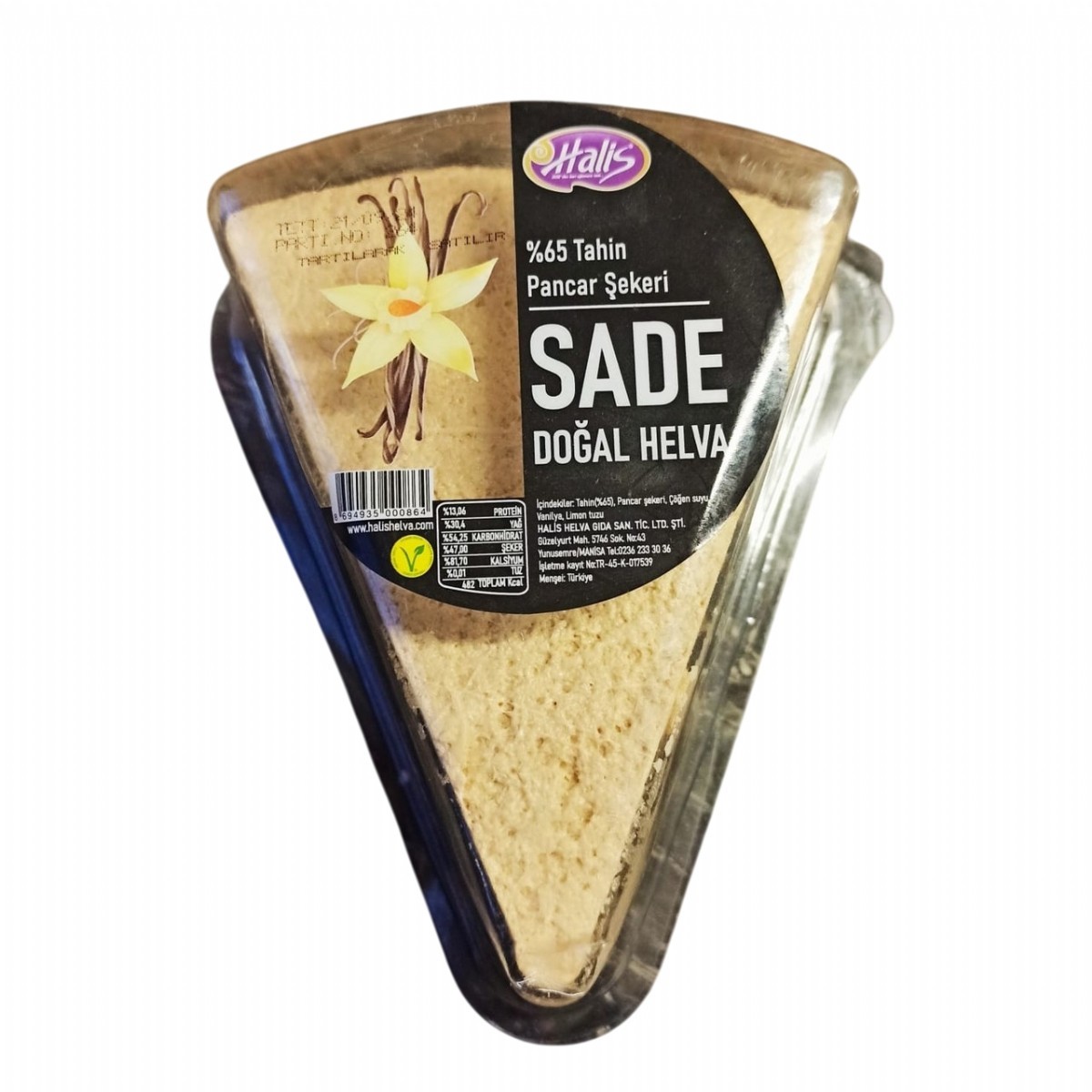 Halis Üçgen Helva Sade 500 Gr