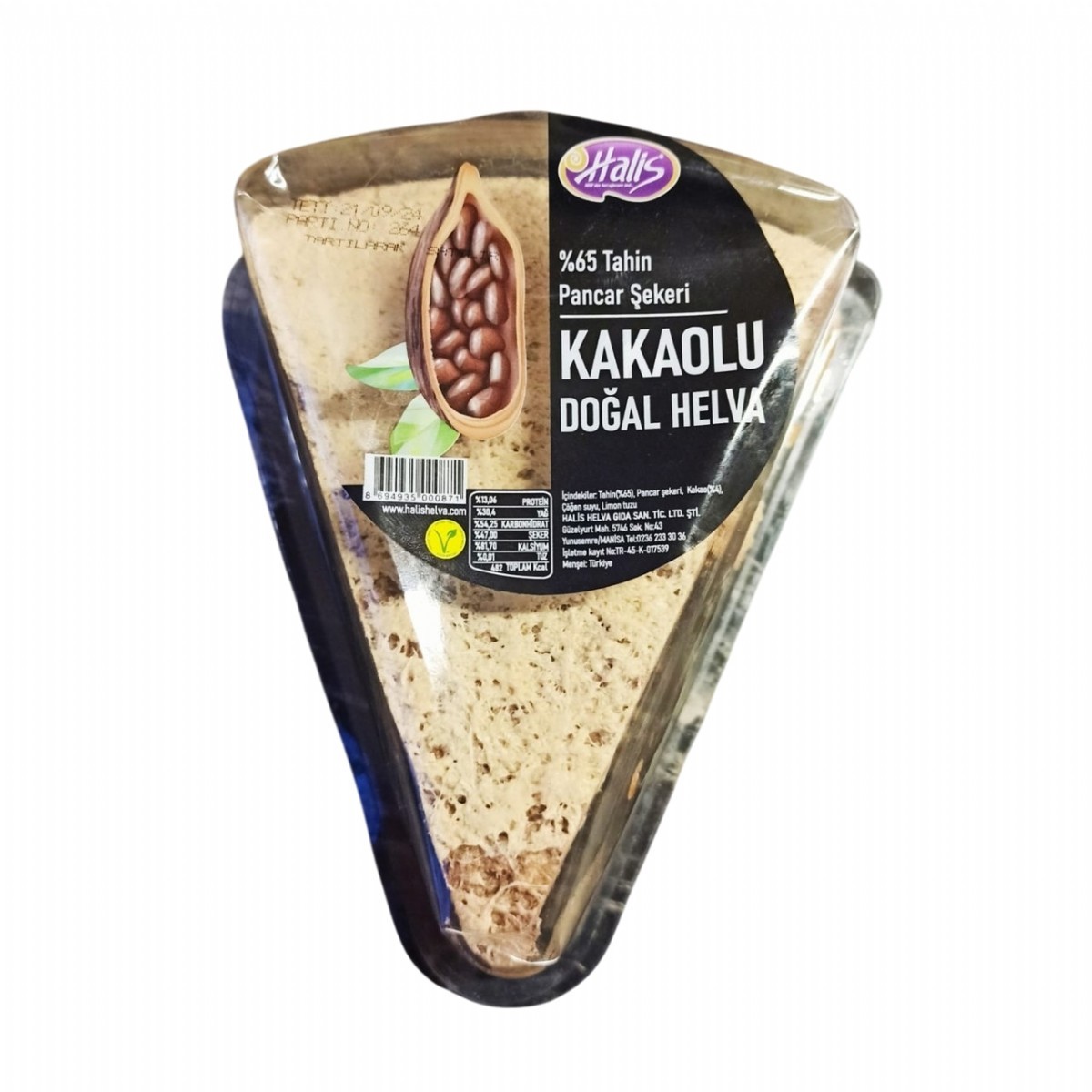 Halis Üçgen Helva Kakaolu 500 Gr