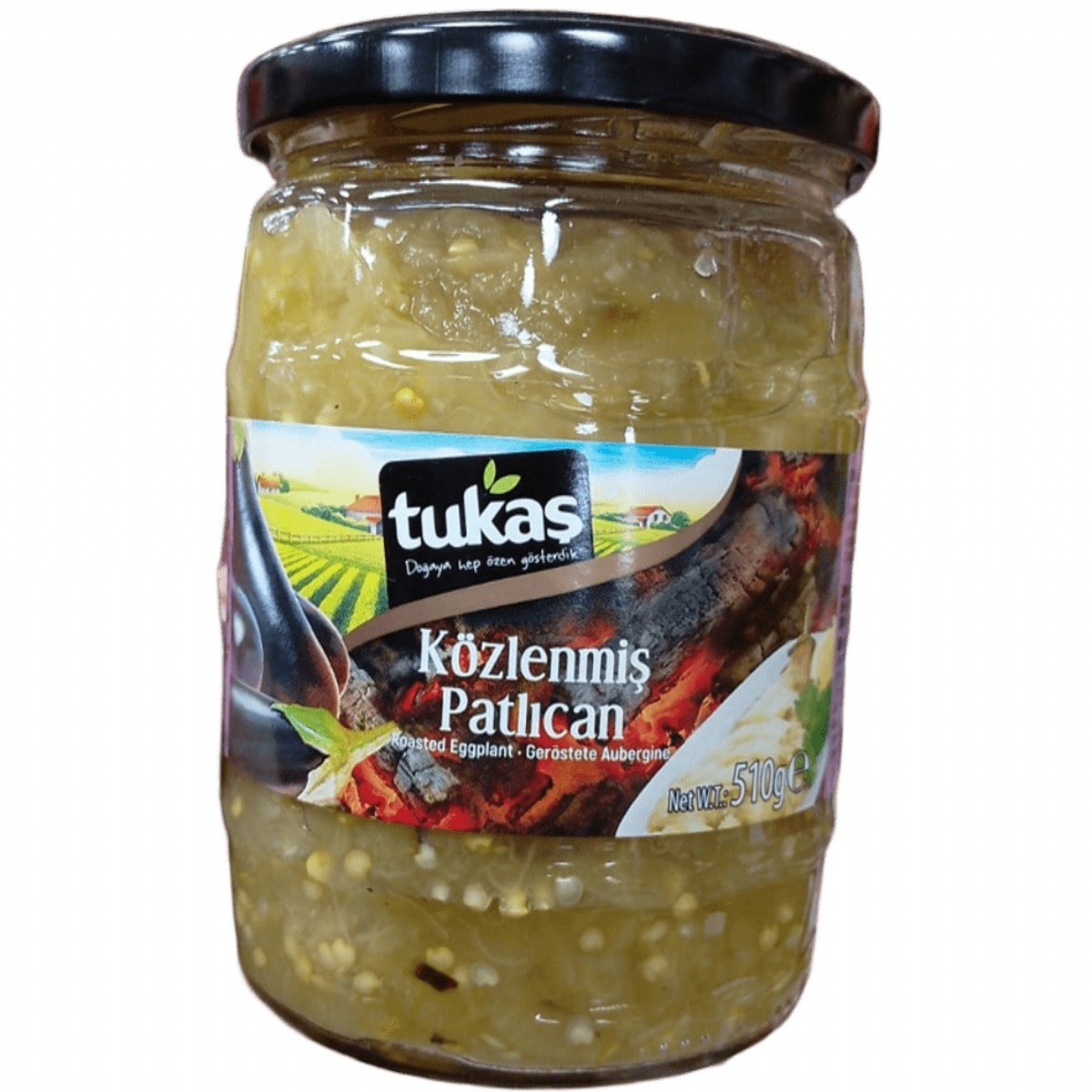 Tukaş Közlenmiş Patlıcan 510 Gr