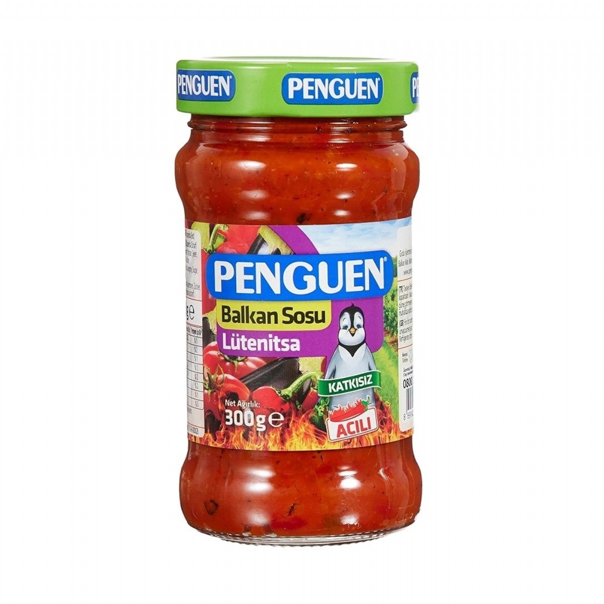 Penguen Lütenitsa Acılı Balkan Sosu 300 Gr