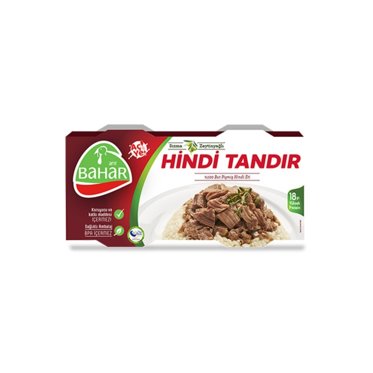 Bahar Hindi Tandır Konserve 2X120 Gr