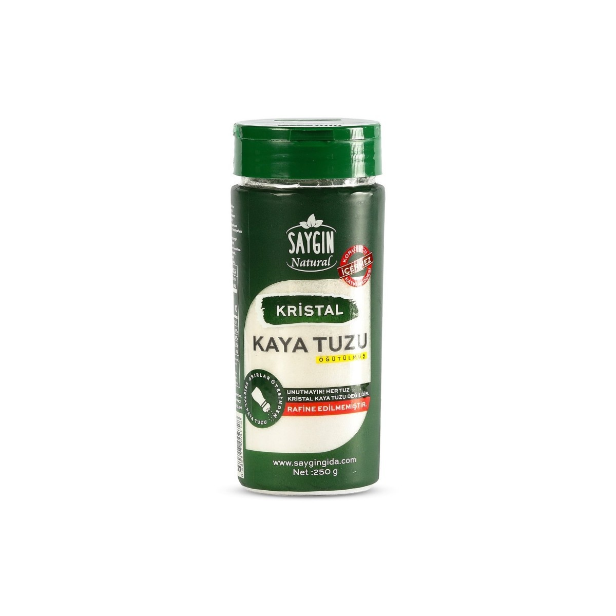 Saygın Kaya Tuzu Sofralık Tuzluklu 250 Gr