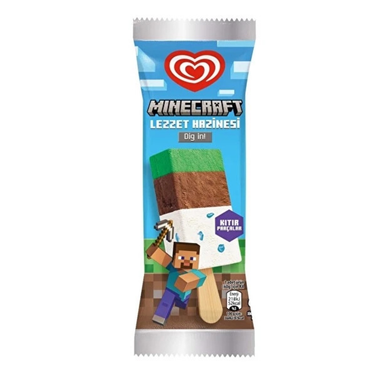 Algida Minecraft Stick Dondurma 78 Ml