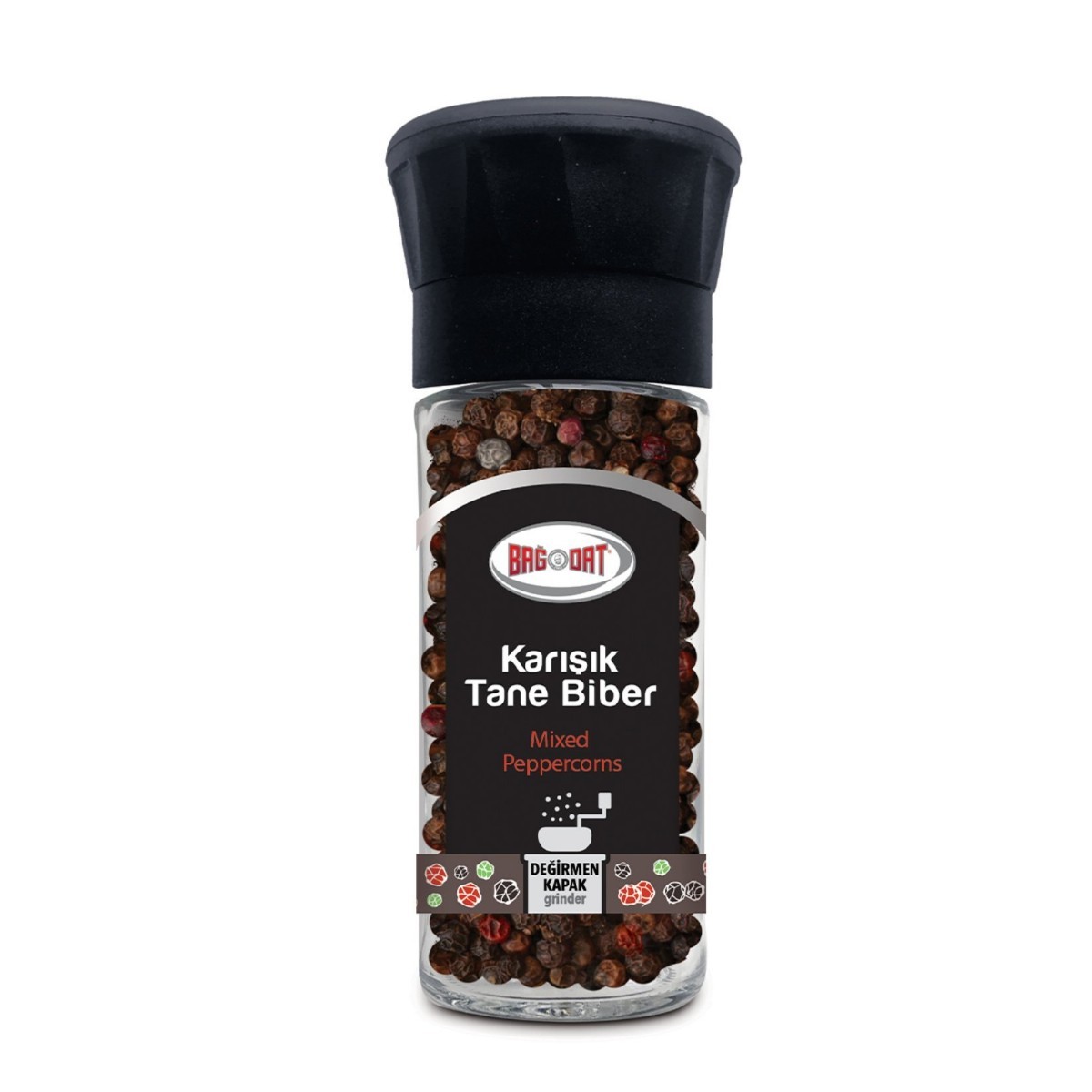 Bağdat Karışık Tane Biber Değirmen 45 Gr
