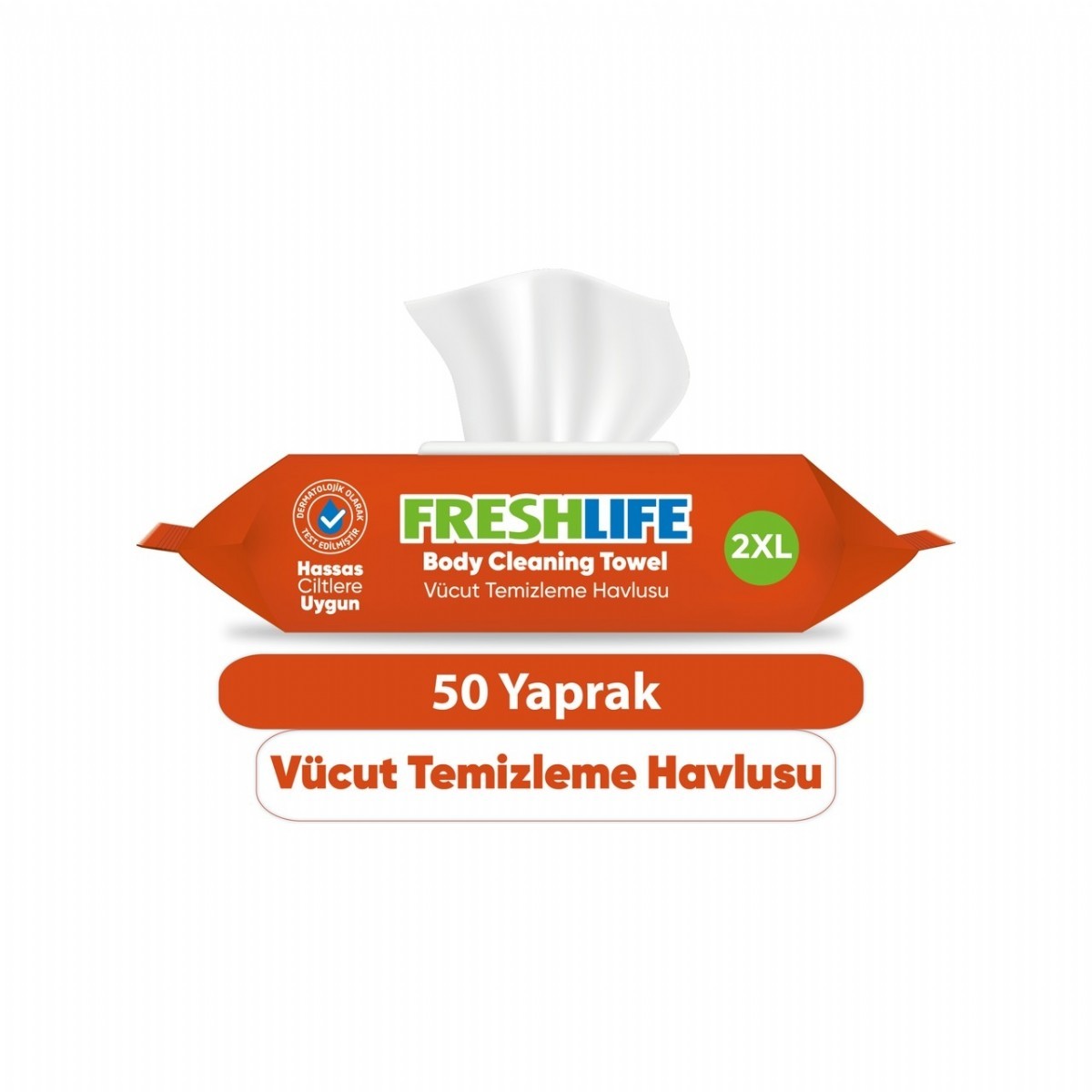 Freshlife Vücut Temizleme Havlusu 50 Yaprak