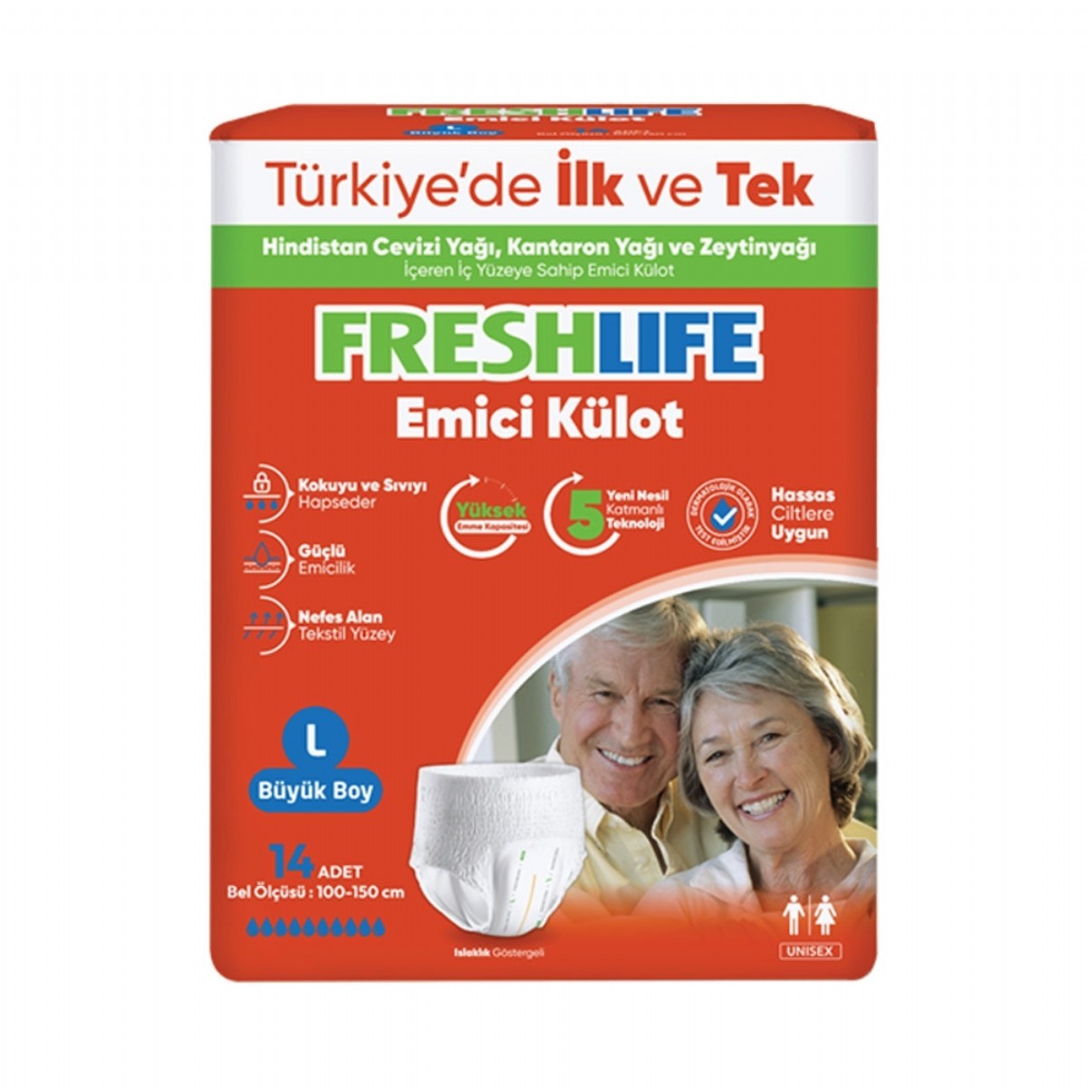 Freshlife Emici Külot Büyük Boy Yetişkin Hasta Bezi 14 Adet