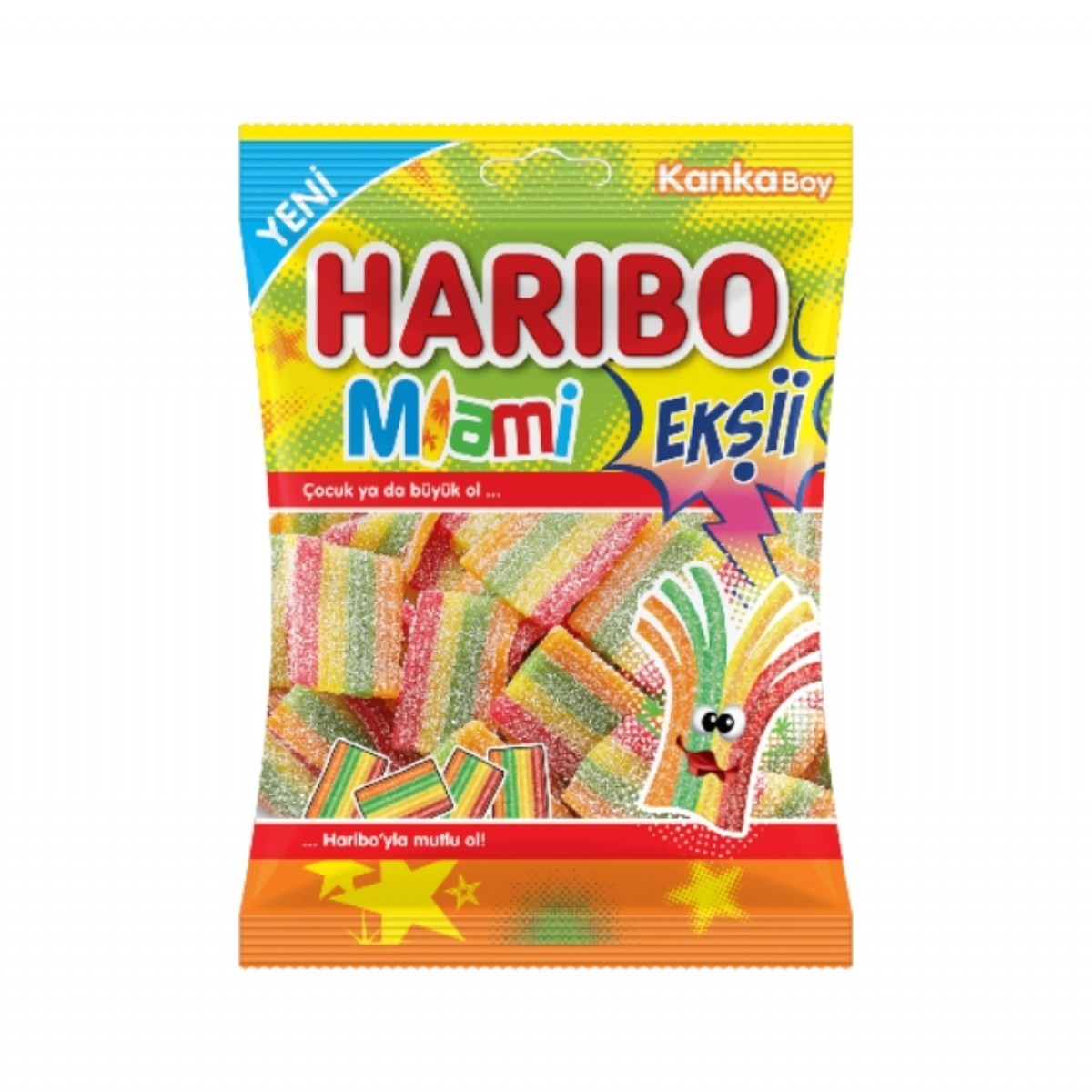 Haribo Ekşii Miami Jelibon 70 Gr