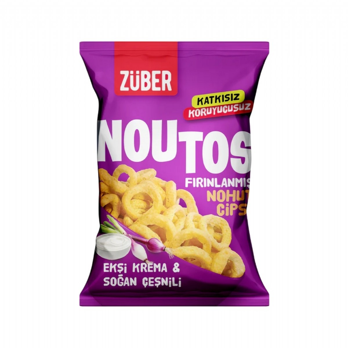 Züber Noutos Ekşi Krema ve Soğan Çeşnili Nohut Cipsi 55 Gr
