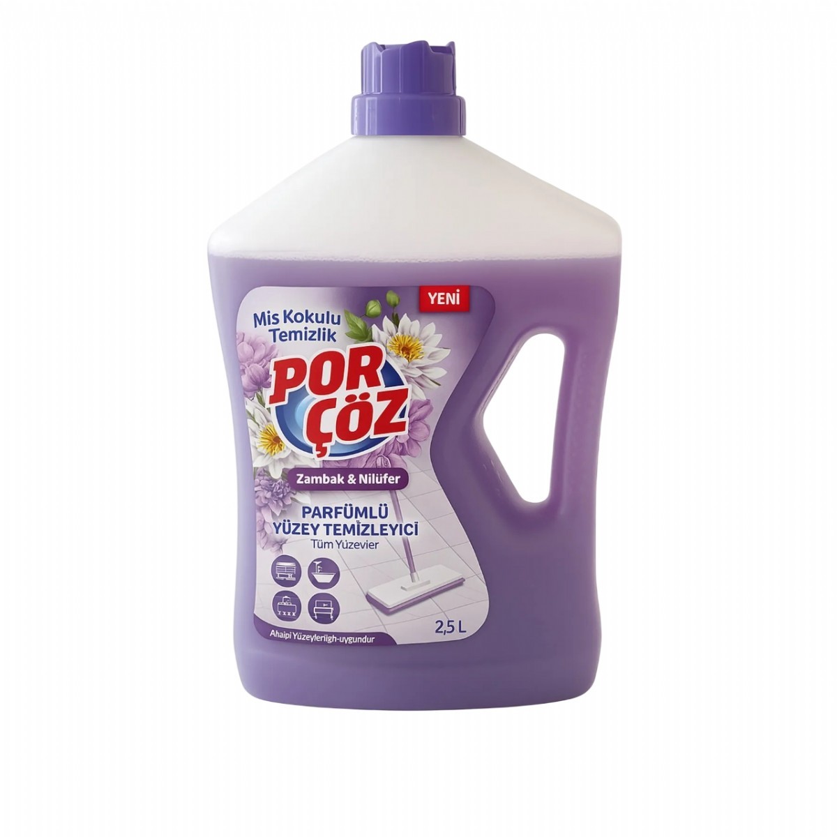 Porçöz Zambak  Nilüfer Yüzey Temizleyici 2500 Ml