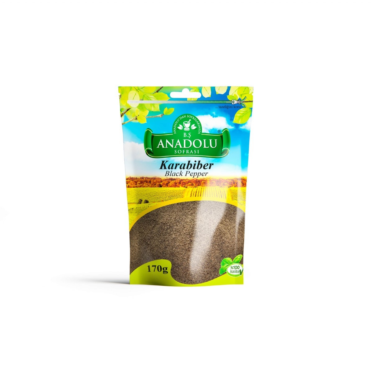 Anadolu Sofrası Karabiber 170 Gr