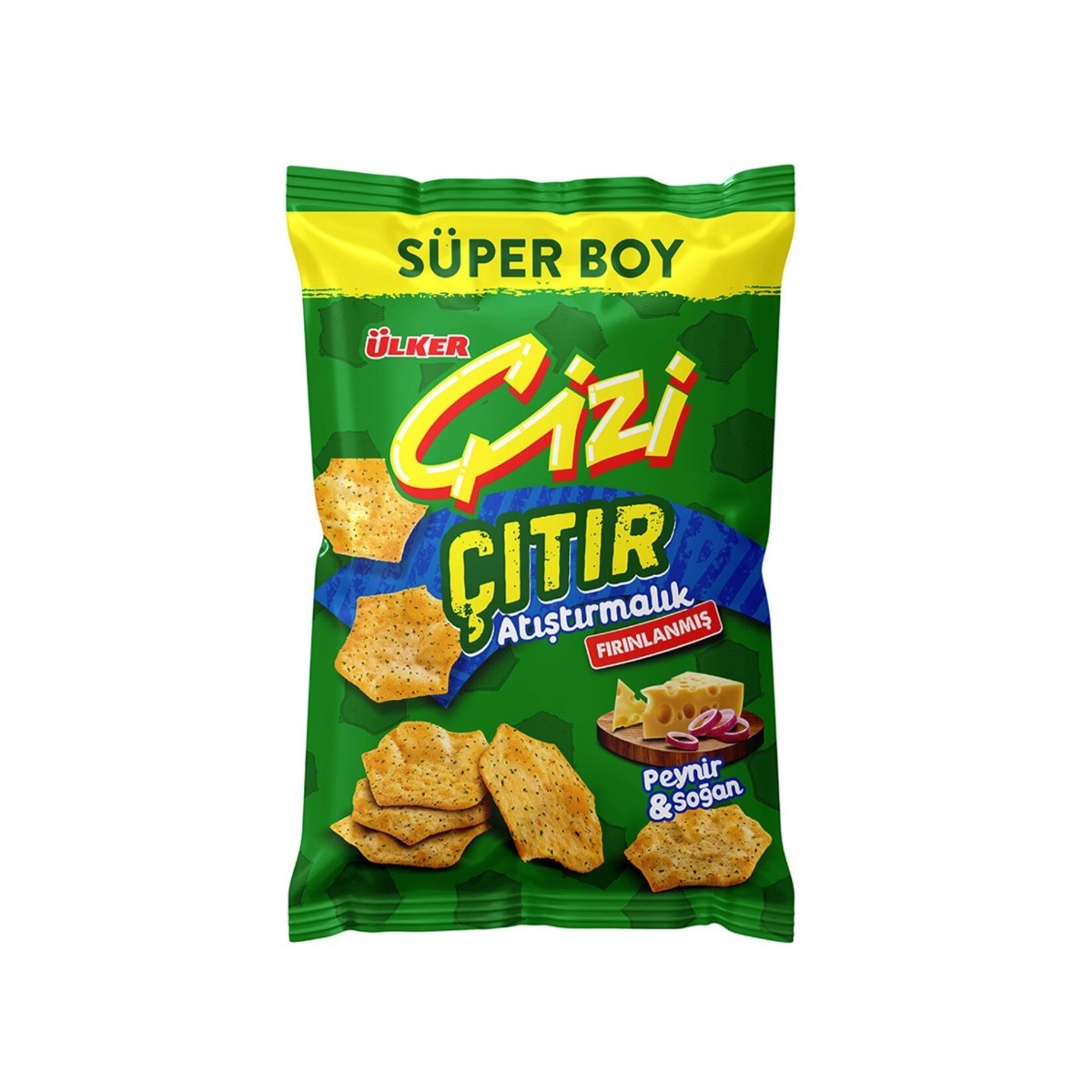 Ülker Çizi Çıtır Peynir  Soğan Süper Boy 120 Gr