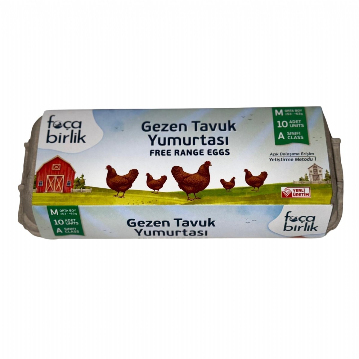 Foça Birlik Medium Gezen Yumurta 10 lu