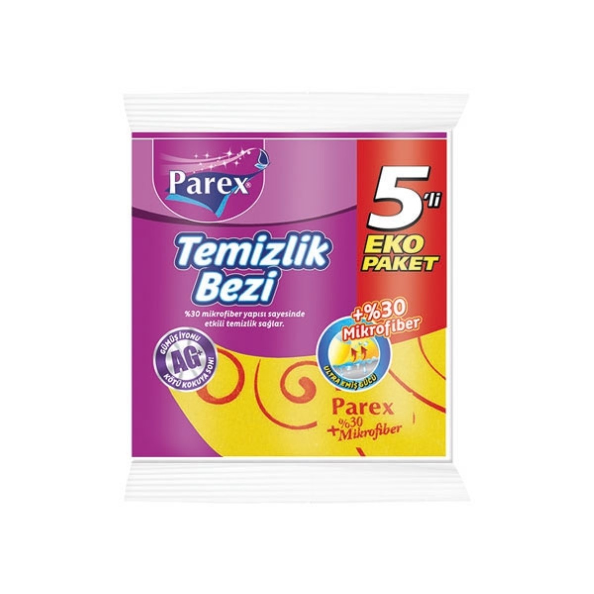 Parex 30 Mikrofiber Temizlik Bezi 5 li