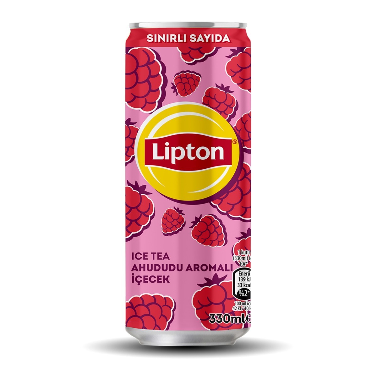 Lipton Ice Tea Ahududu Aromalı Soğuk Çay Kutu 330 Ml