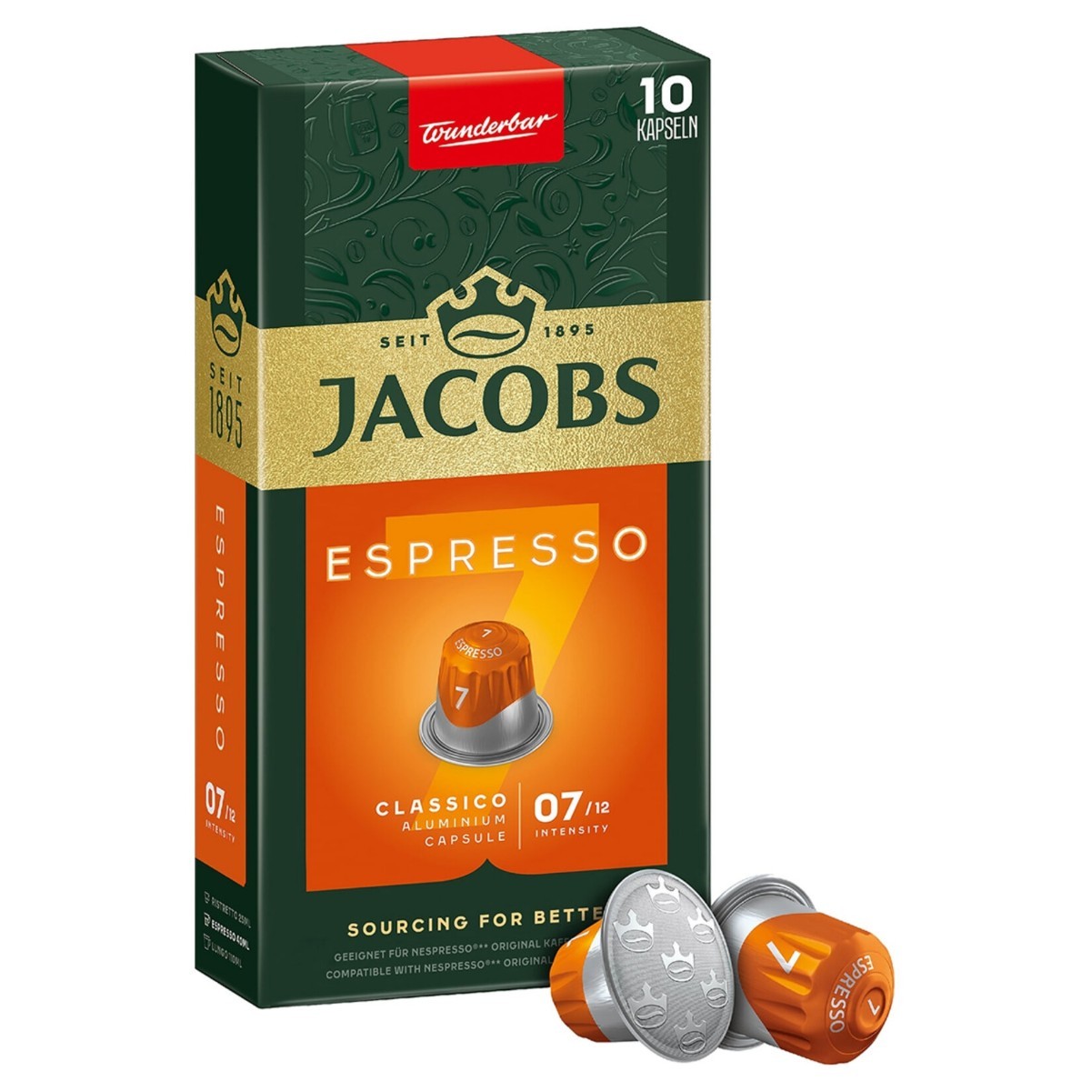 Jacobs Capsule Espresso 7 Classico 52 Gr