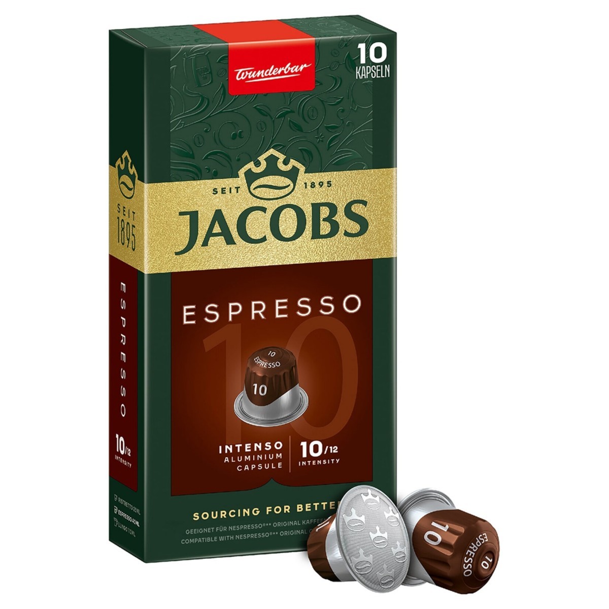 Jacobs Capsule Espresso 10 Intenso 52 Gr