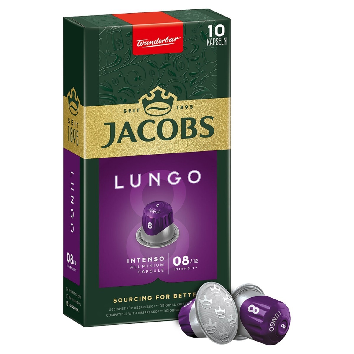 Jacobs Capsule Lungo 8 Intenso 52 Gr