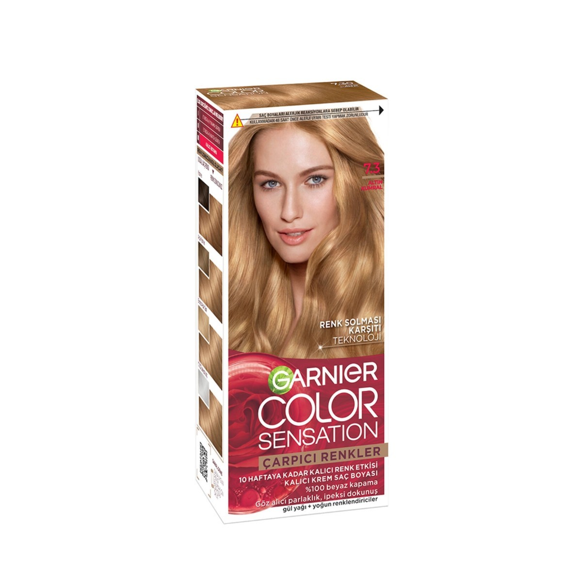 Garnier Çarpıcı Renkler Saç Boyası 7.3 Altın Kumral