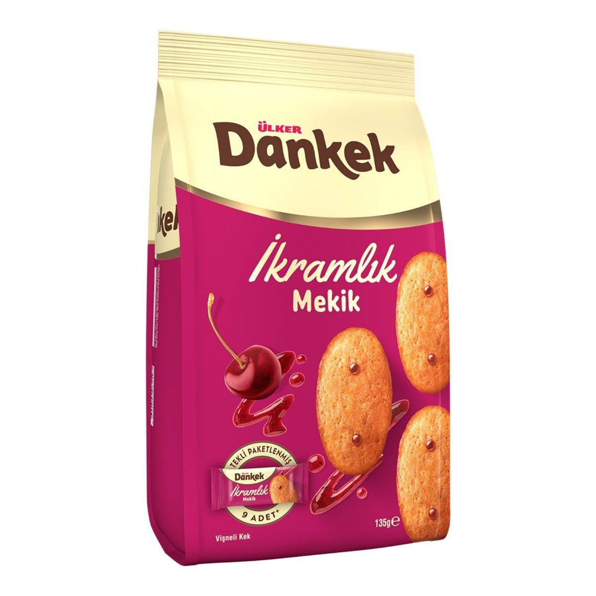 Ülker Dankek Vişneli Mini Mekik Kek 135 Gr