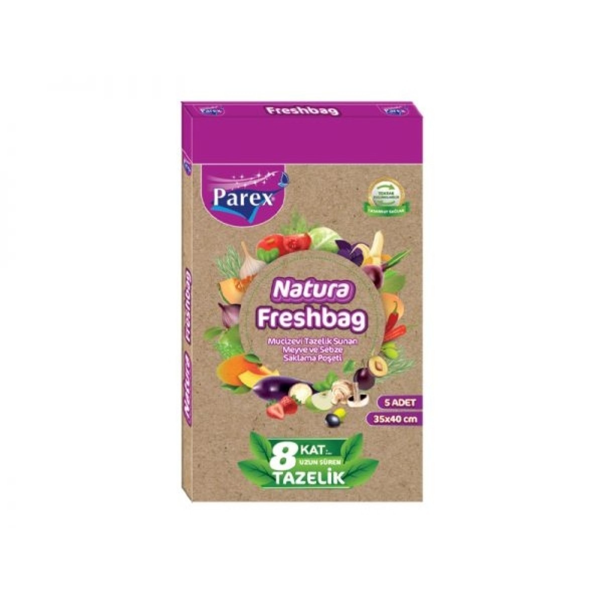 Parex Natura Freshbag Tazeliği Koruyan Poşet 5 li