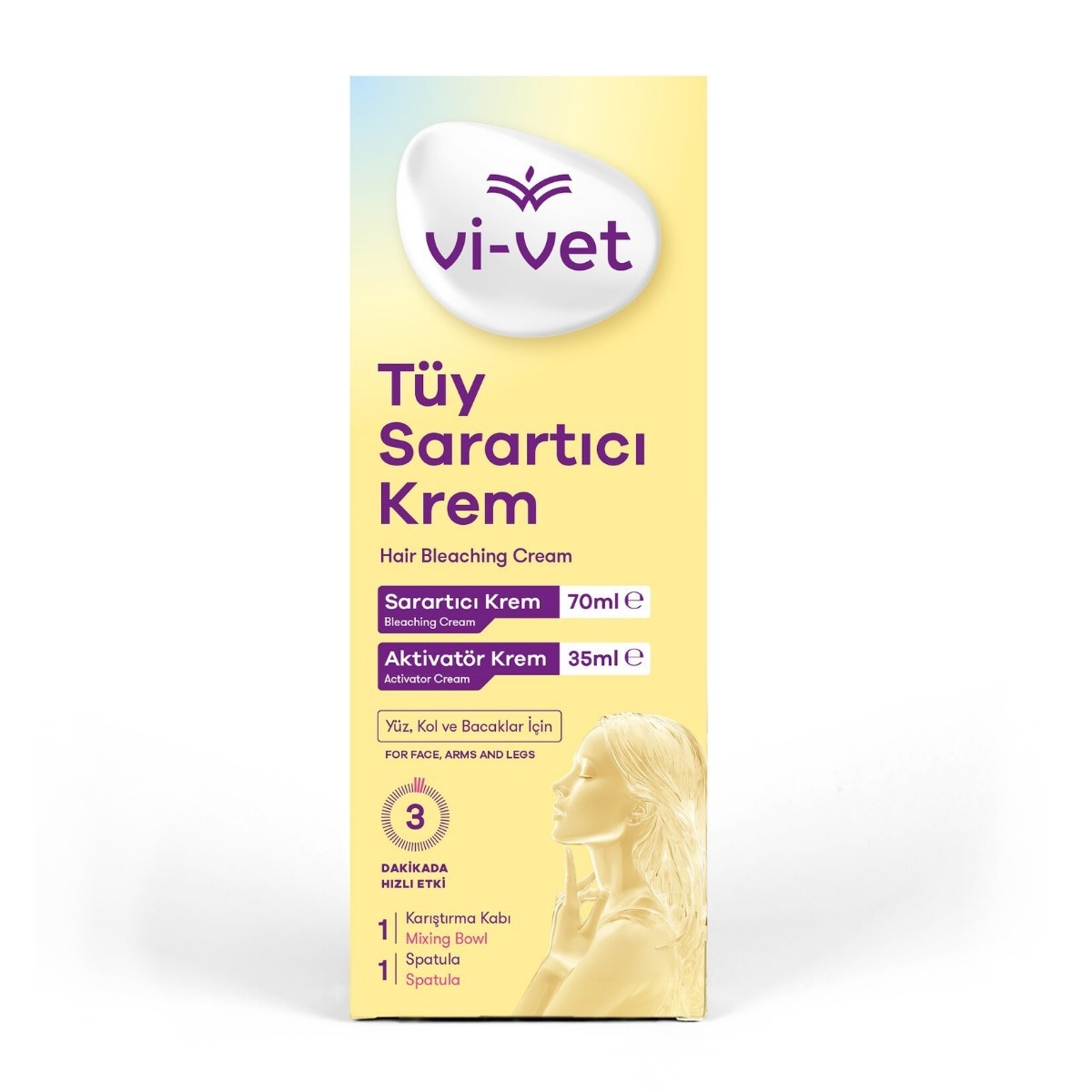Vi-Vet Tüy Sarartıcı Krem 70 Ml + 35 Ml