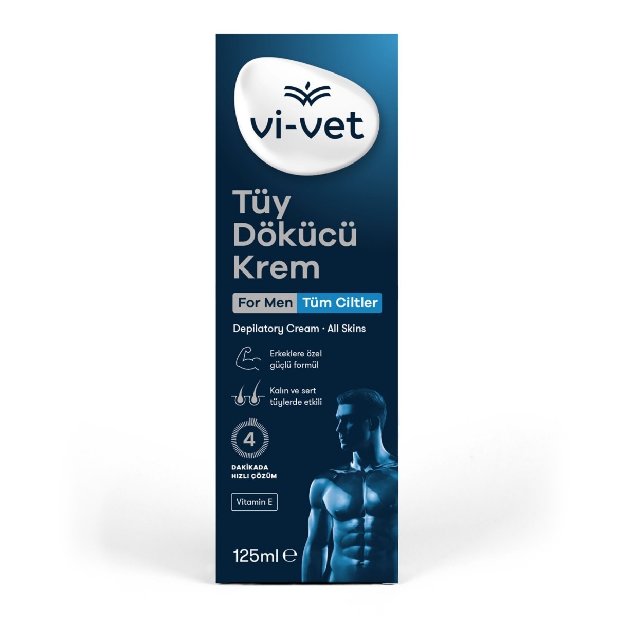 Vi-Vet For Men Tüy Dökücü Krem 125 Ml