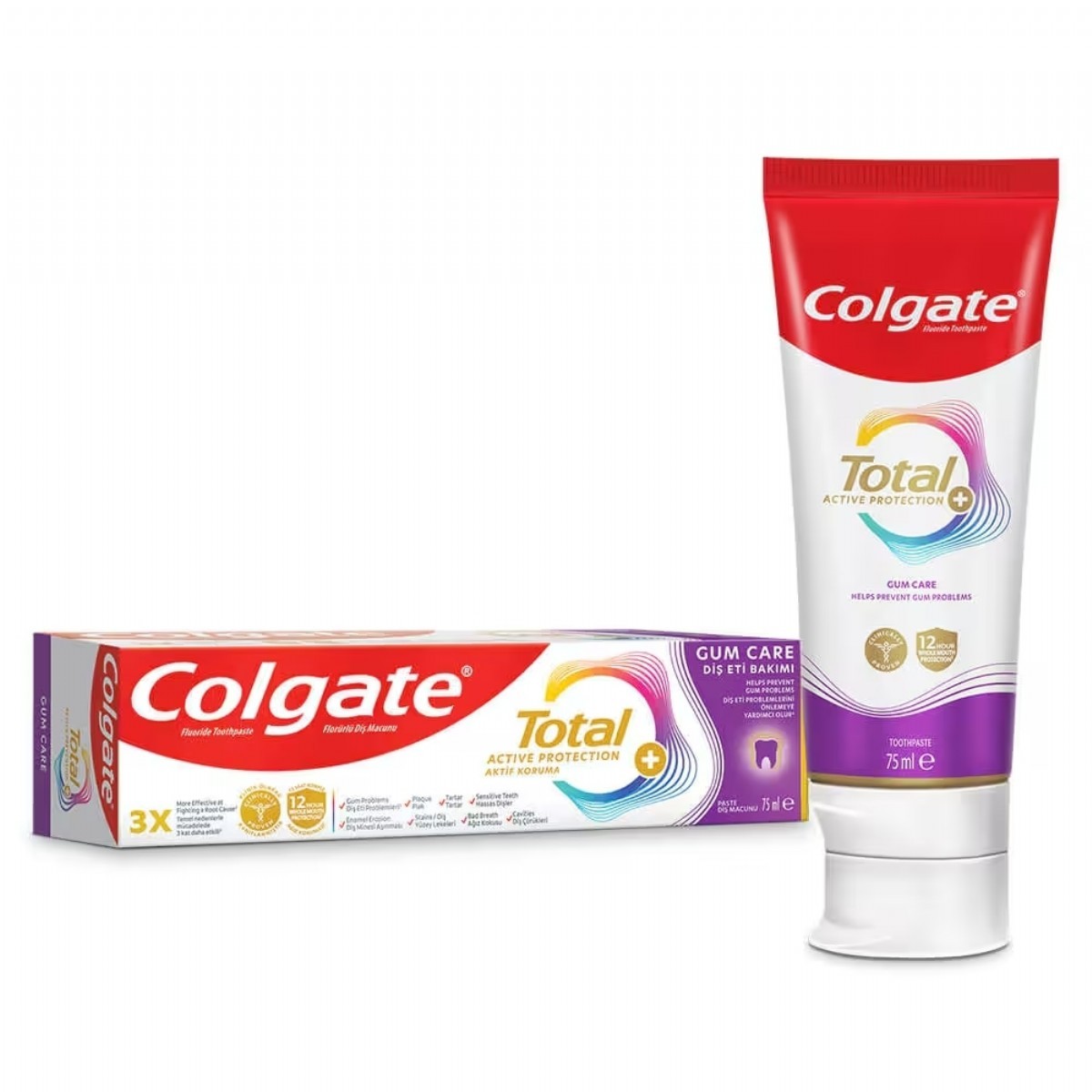 Colgate Total Aktif Koruma Diş Eti Bakımı Diş Macunu 75 Ml