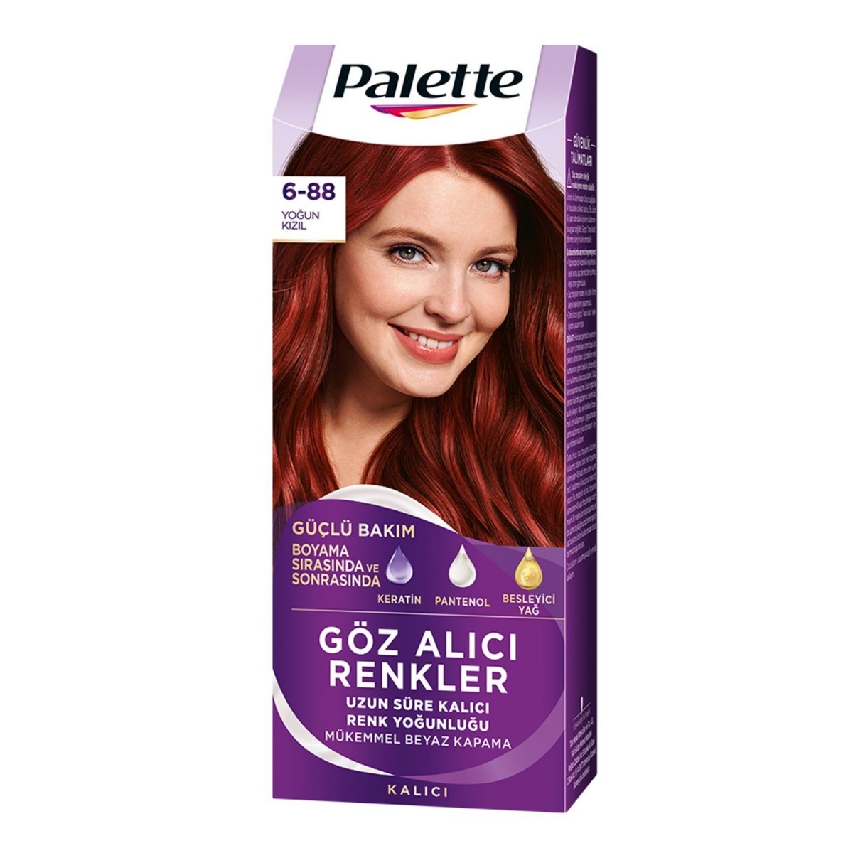 Palette Göz Alıcı Renkler Saç Boyası 6-88 Yoğun Kızıl