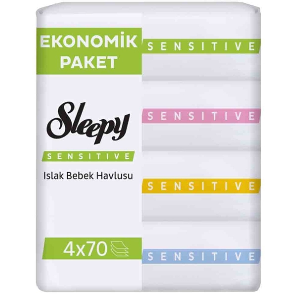 Sleepy Sensitive Islak Bebek Havlusu 4*70li