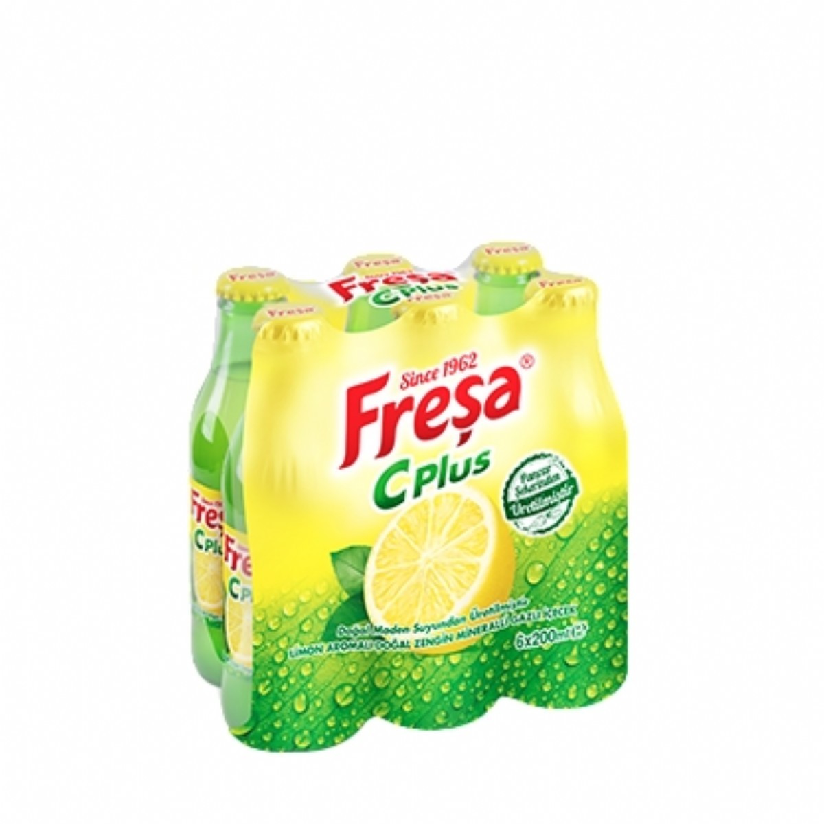 Freşa C Plus Limon Aromalı Maden Suyu 200 Ml x 6 lı